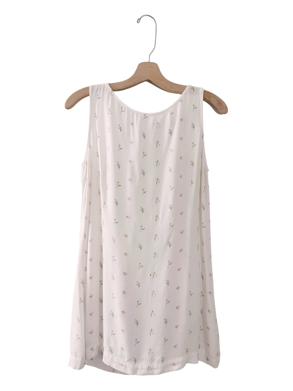 Scout Floral Print Tank Top Sleeveless Shirt Deadstock Fabric